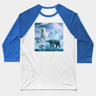 Ice Bears . Baseball T-Shirt